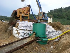On-site use case of centrifugal concentration machine in XXX Gold Mine of Myanmar