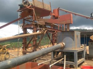 On-site use case of centrifugal concentration machine in XXX Mine of Malaysia